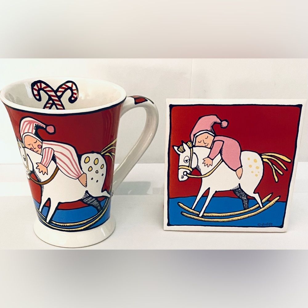 Ursula’s Christmas by Artist Ursula Dodge Mug & Coaster